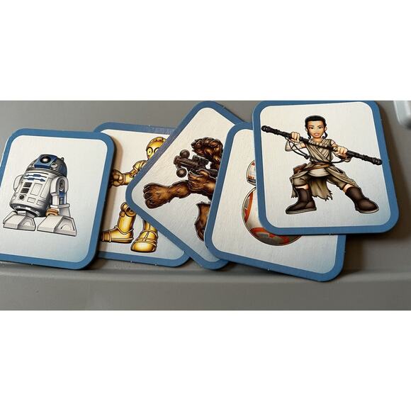 Star Wars Hands Down Card Board Spinner Game Disney Hasbro EUC Complete - Picture 7 of 12
